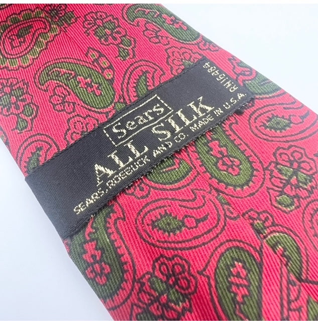 Sears Roebuck Paisley Necktie